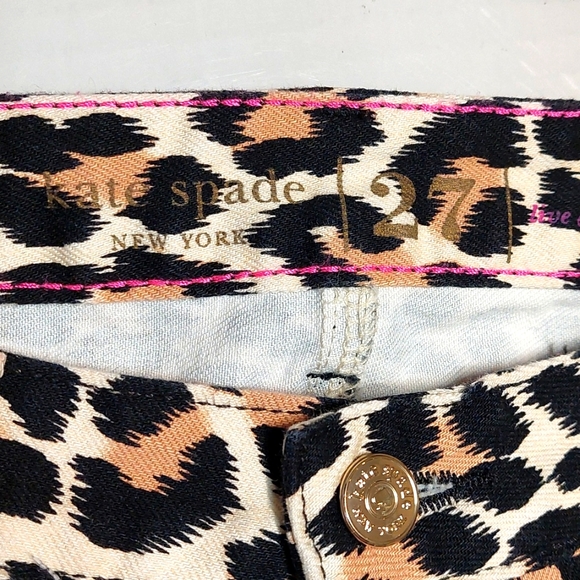 Kate Spade Leopard Print Skinny Jeans - Picture 4 of 9